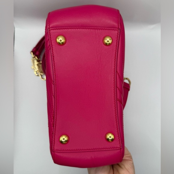 Pink Salvatore Ferragamo quilted Lexi shoulder bag - Picture 6 of 14